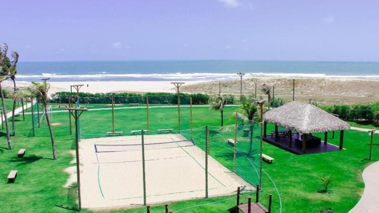 אקווירז Beach Living - Porto Das Dunas - Ap Terreo 300M Beach Park Pe Na Areia מראה חיצוני תמונה