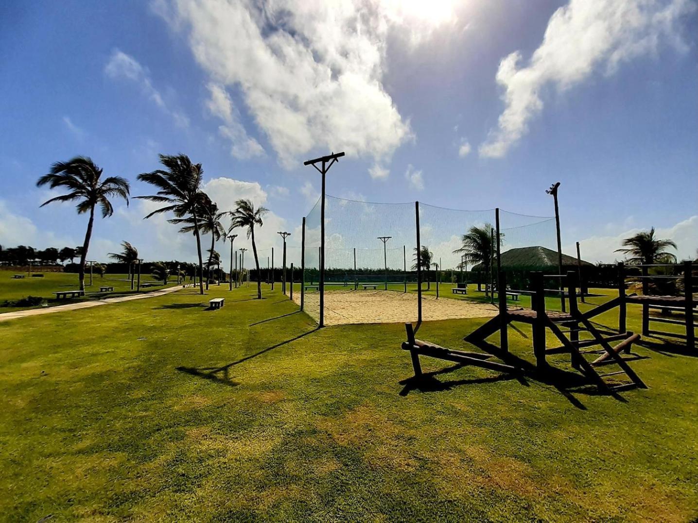 אקווירז Beach Living - Porto Das Dunas - Ap Terreo 300M Beach Park Pe Na Areia מראה חיצוני תמונה