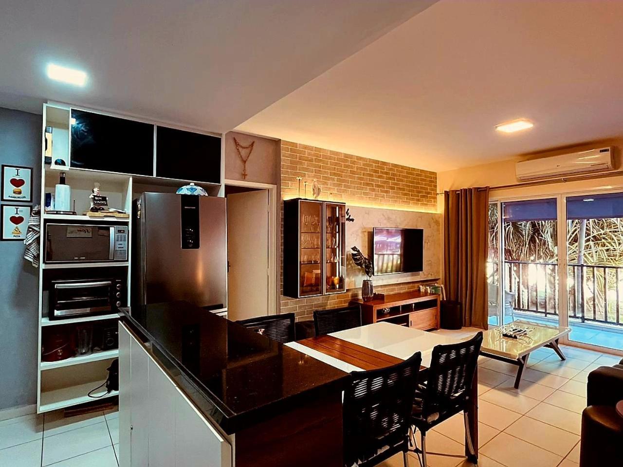 אקווירז Beach Living - Porto Das Dunas - Ap Terreo 300M Beach Park Pe Na Areia מראה חיצוני תמונה
